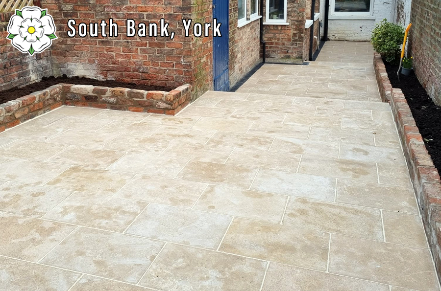 Large patio
